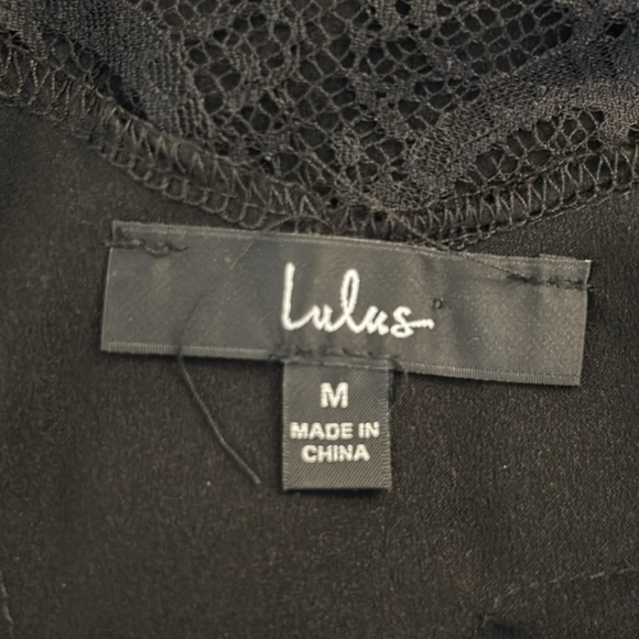 Lulus Black Y2K 90's Fairy Grunge Camisole Tank Top Size Medium - Picture 5 of 6